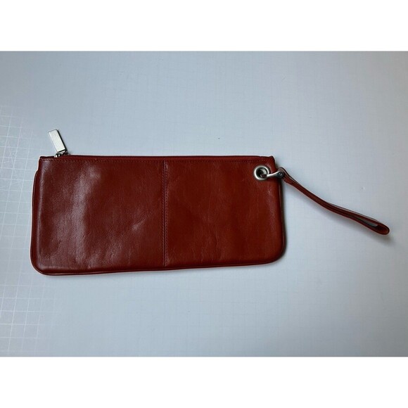 HOBO international Vida Leather Zip Clutch/Wristlet Bag - Picture 1 of 12